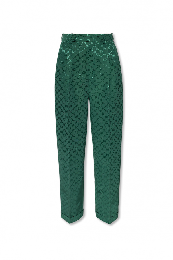 Green Monogrammed trousers Gucci Alo Yoga Pants for Women VbjdevelopmentsShops Germany